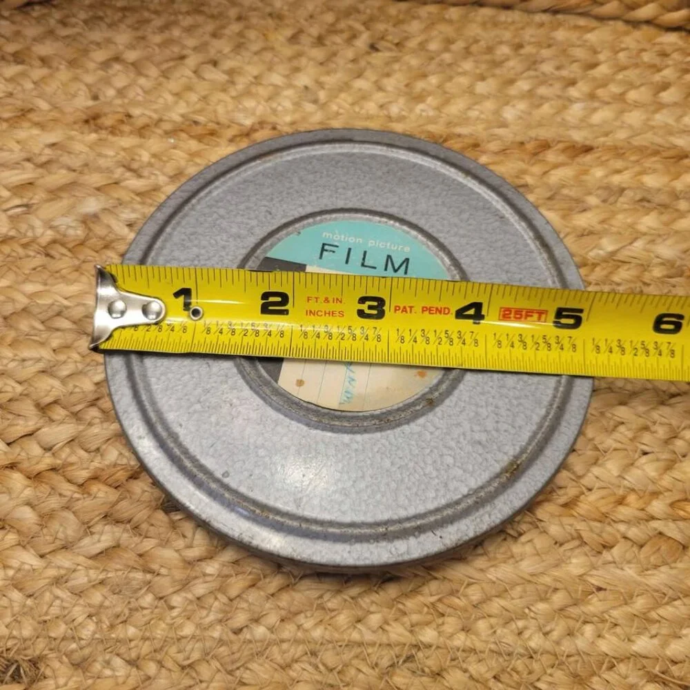 Vintage Tower Brand 8mm Or 16mm Motion Picture Original Storage Canister